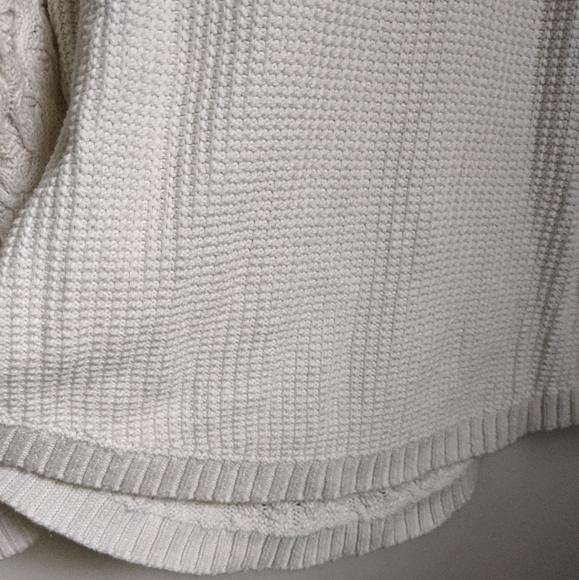 Jeanne Pierre Cream Beige 100% Cotton Sweater XL - Picture 15 of 16